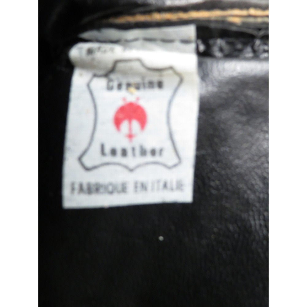 Vintage Italian Leather Clutch Bag Womens Envelope Purse Made in Italy 80s - Picture 7 of 7
